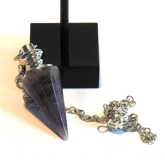 Gemstone pendulum - cone stone