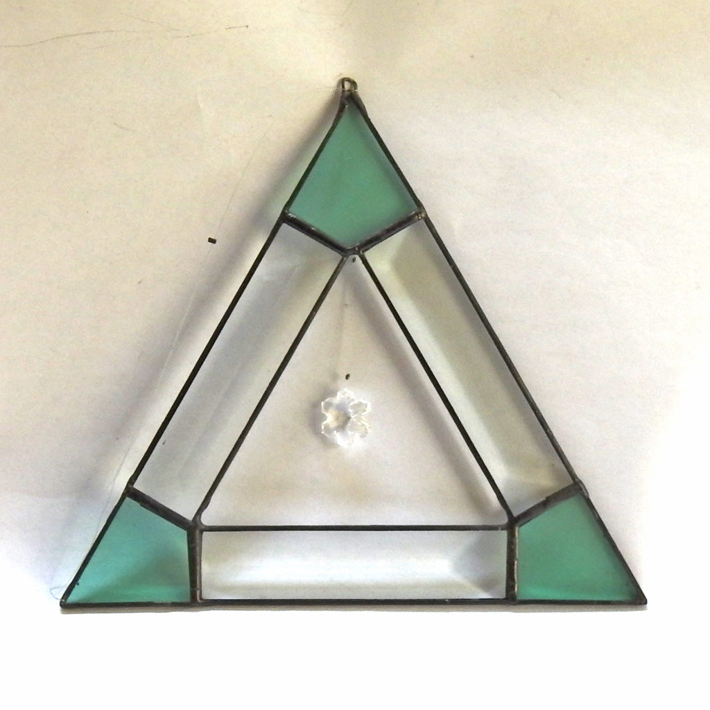Beveled triangle with prism - small