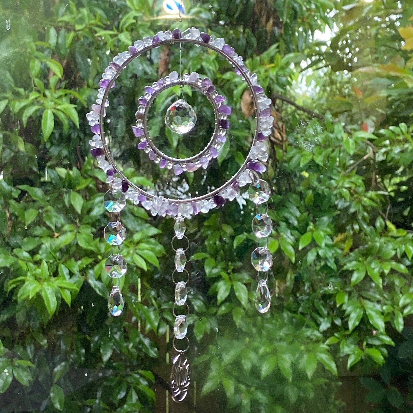 Crystal and gem light catcher