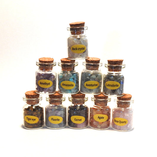 Mini gem bottles