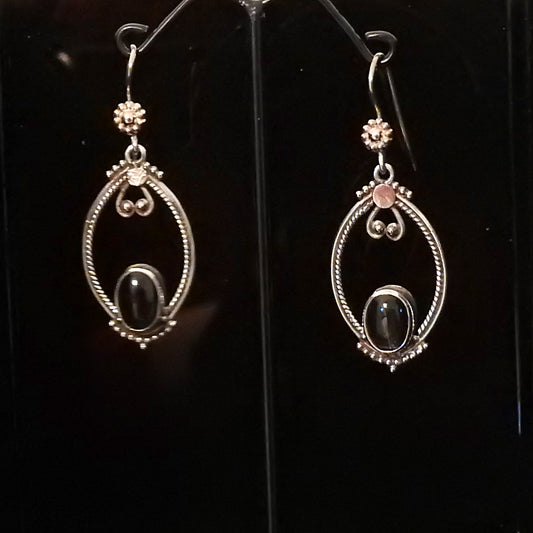 Diopside earrings